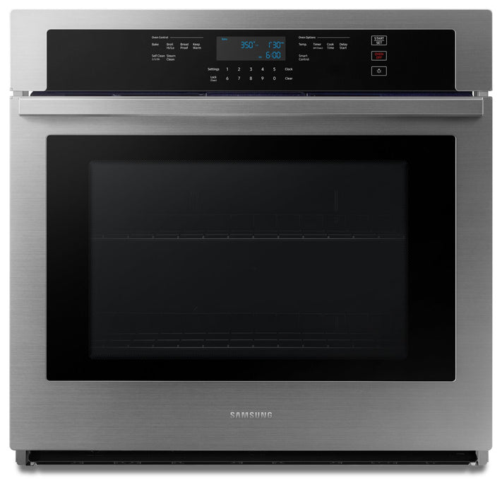 Samsung 30\" 5.1 Cu. Ft. Electric Wall Oven with Digital Touch Controls with Wi-Fi - Stainless Steel - NV51T5512SS/AC