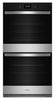 Whirlpool 27" 8.6 Cu. Ft. Electric Double Wall Oven with True Convection - Fingerprint Resistant Sta… | Four mural double électrique Whirlpool de 8,6 pi³ et de 27 po avec convection véritable - acier inox…