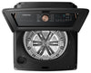 Samsung 6.2 Cu. Ft. Top-Load High-Efficiency Washer - Black Stainless Steel - WA54CG7550AVA4 | Laveuse haute efficacité Samsung à chargement par le haut de 6,2 pi³ - acier inoxydable noir - WA54C…