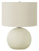 18" Cream Ceramic Table Lamp|Lampe de table de 18 po en céramique crème