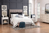 Jace Storage Full Bed - Taupe - Modern style Bed in Taupe Solid Woods, Medium Density Fibreboard (MDF), Plywood