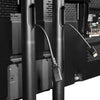 Kanto MTM65PL Height Adjustable Mobile TV Cart with Adjustable Shelf for 37" to 65" TVs, Black 