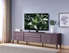 Gabe 84” TV Stand  - Contemporary style TV Stand in Walnut brown Medium Density Fibreboard (MDF)