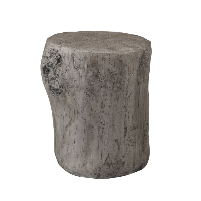 Jordy 15\" Faux Wood  Accent Table - Silver