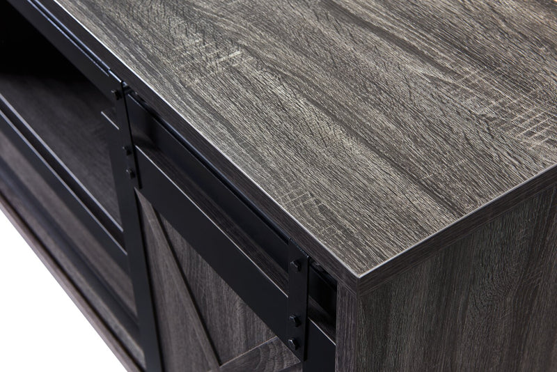 Royce 58\" Modern TV Stand with Storage and Cable Management for TVs up to 65\"- Distressed Grey