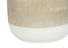 27" Cream Ceramic Table Lamp with Beige Shade|Lampe de table de 27 po en céramique crème avec abat-jour beige