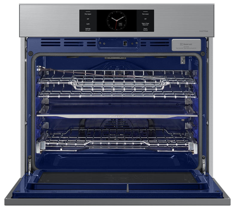 Samsung 30\" 5.1 Cu. Ft. Electric Single Wall Oven with AI Pro Cooking™ Camera and Air Sous Vide  - Stainless Steel - NV51CG700SSRAA