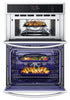 LG 30" 6.4 Cu. Ft. Electric Combination Wall Oven with Fan Convection - Smudge Proof Stainless Steel… | Four mural combiné électrique LG de 6,4 pi³ et de 30 po avec convection par ventilateur - acier inox…