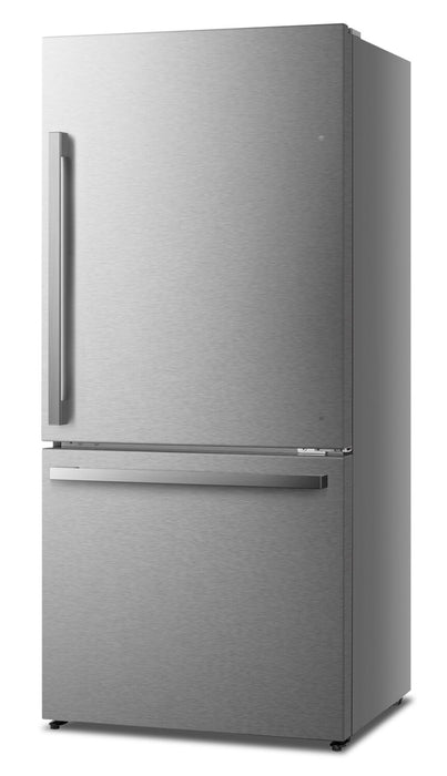 Hisense 31\" 17 Cu. Ft. Bottom-Mount Refrigerator - Titanium - RB17A2CSE