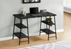 Jonnie Desk - Black Marble-Look 