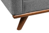 Kassia Linen-Look Chair - Grey 
