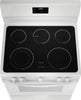 Frigidaire 5.3 Cu. Ft. Electric Range With Quick Boil Element and Five-Element Cooktop - White - FCR… | Cuisinière électrique Frigidaire de 5,3 pi³ avec élément à ébullition rapide et surface de cuisson à…