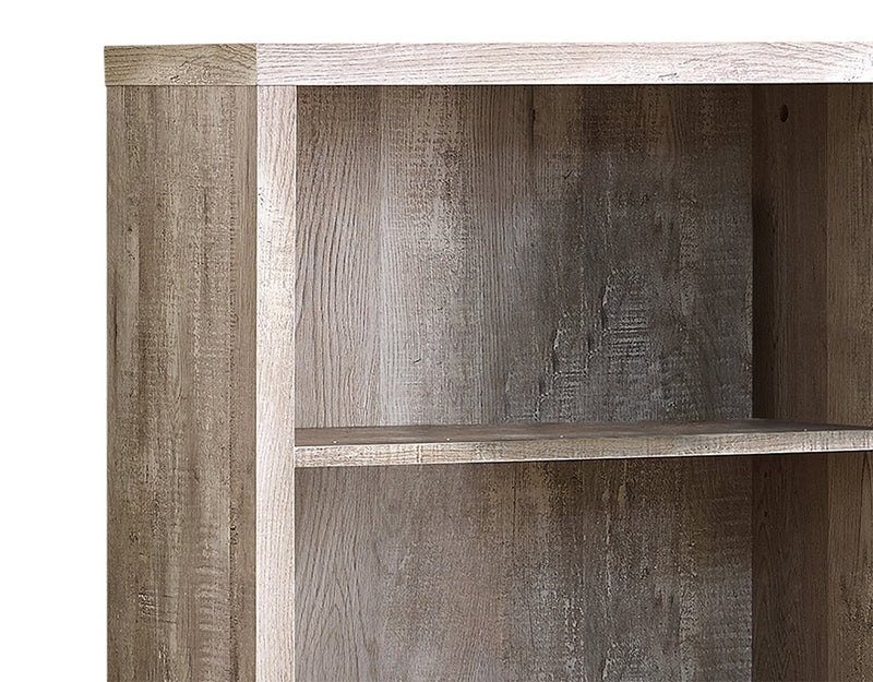 Slade 23.75\" 4-Shelf Bookcase - Taupe