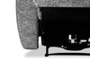 Chandler Chenille Power Recliner - Grey 