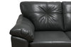 Addison 2-Piece Leath-Aire Right-Facing Sectional - Grey 