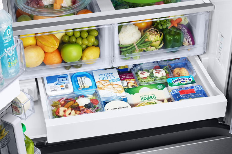 Samsung 33\" 24.5 Cu. Ft. French-Door with Beverage Center™ &AutoFillWaterPitcher Refrigerator - Stainless Steel - RF25C5551SR/AA