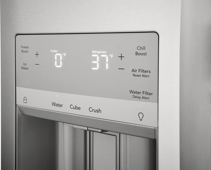 Frigidaire Gallery 36\" 26.3 Cu. Ft. Standard-Depth 4-Door French-Door Refrigerator - Smudge-Proof® Stainless Steel - GRMS2773AF