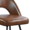 Elijah Swivel Counter-Height Stool - Brown 