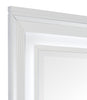 Max Mirror - White - Glam style Mirror in White Asian Hardwood, Medium Density Fibreboard (MDF), Plywood
