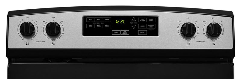 Amana 4.8 Cu. Ft. Electric Range with Self-Clean - Stainless Steel - YAER6603SMS