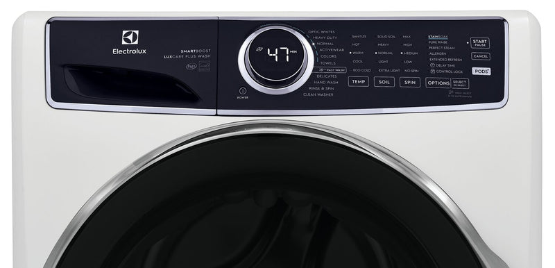Electrolux 5.2 Cu. Ft. Front-Load Washer and 8 Cu. Ft. Electric Dryer - White