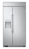 LG Studio 42\" 26 Cu. Ft. Side-by-Side Built-In Refrigerator - Smudge Proof Stainless Steel - SRSXB2622S