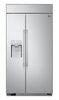LG STUDIO 25.6 Cu. Ft. Built-In Side-by-Side Refrigerator - SRSXB2622S 