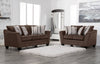 Febe Chenille Condo Sofa - Brown 