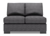 Sofa Lab Track Armless Loveseat - Luxury Charcoal 