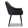 Eliot Dining Chair - Black - Contemporary style Dining Chair in Black Metal