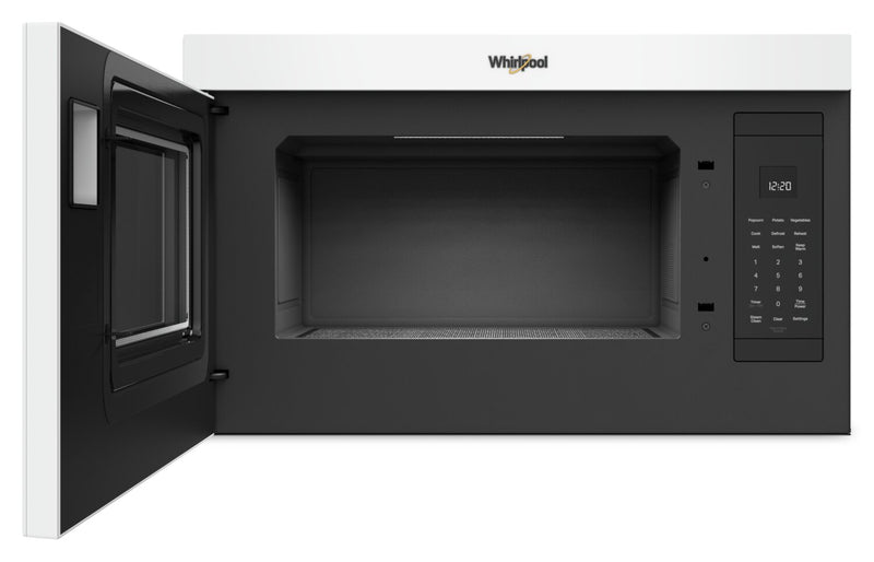 Whirlpool 1.1 Cu. Ft. Flush Over-the-Range Microwave with 900 Watts Cooking - White - YWMMF5930PW