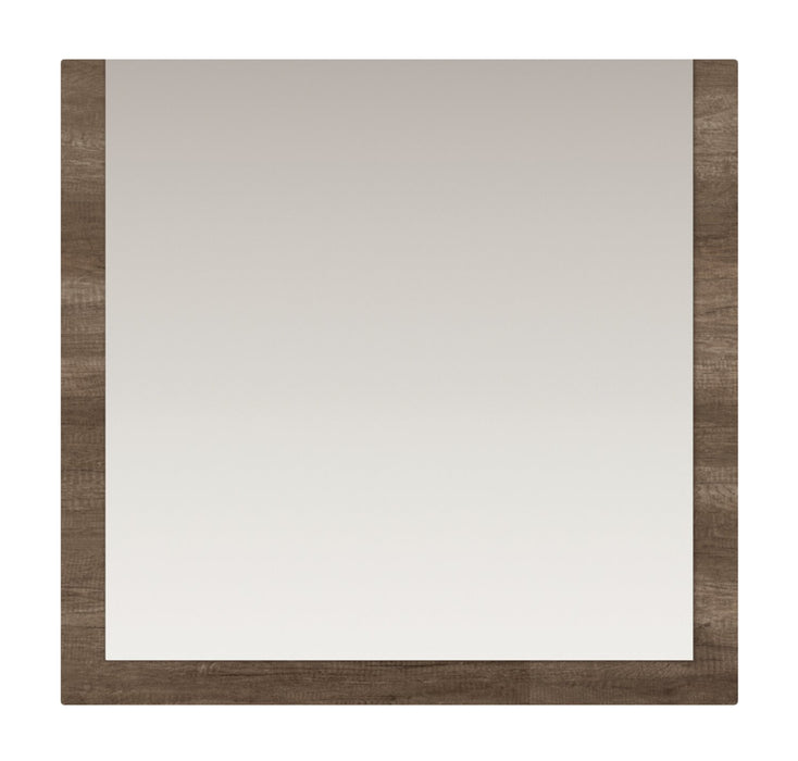 Gino Bedroom Dresser Mirror - Made in Italy, Modern - Brown