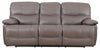 Franco Genuine Leather Power Reclining Sofa - Grey 