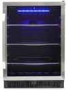 Silhouette Riccotta 23.8\" 5.7 Cu. Ft. Single-Door Beverage Centre - Stainless Steel - SBC057D1BSS