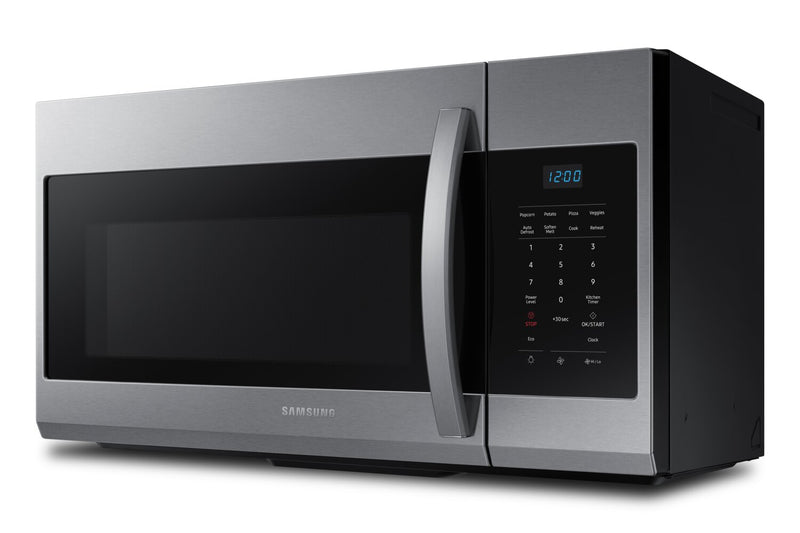 Samsung 1.7 Cu. Ft. Over-the-Range Microwave with 300 CFM and Auto Cook & Reheat - Stainless Steel - ME17R7011ES/AC