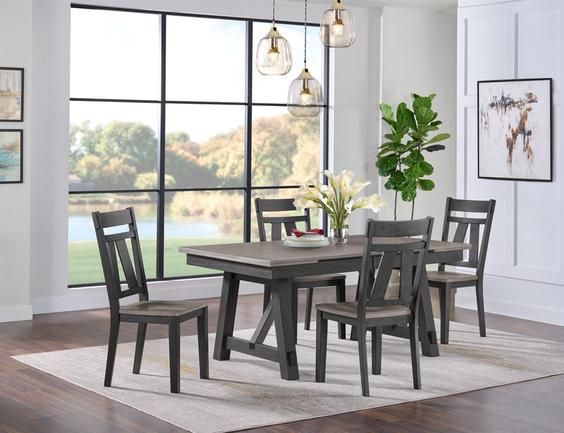 Zao Dining Chair, Wood, Melamine - Brown