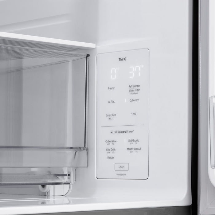 LG 36\" 30 Cu. Ft. French-Door Refrigerator - Smudge Proof Stainless Steel - LF30S8210S
