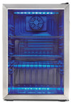 Danby 17.5\" 2.6 Cu. Ft. Single-Door Beverage Centre - Stainless Steel - DBC026A1BSSDB