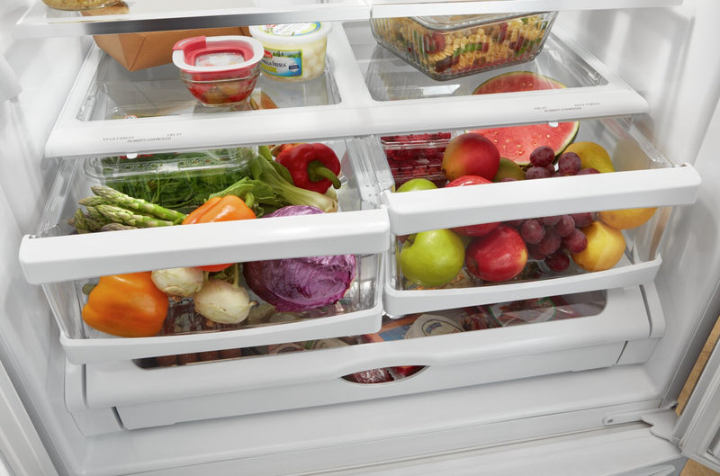 Whirlpool 33\" 22 Cu. Ft. Bottom-Mount Refrigerator - White - WRFF5333PW
