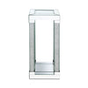 Berni Chairside Table  - Glam style End Table in Silver