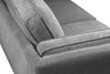 Kassia Linen-Look Sofa - Grey 