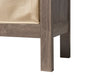 Kimberly Hall Table with Three Baskets - Beige  - Contemporary style Hall Table in Beige Medium Density Fibreboard (MDF)
