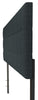 Ellis Upholstered Headboard in Charcoal Fabric, Button Tufted - Twin Size | Tête de lit rembourrée Ellis en tissu anthracite avec capitonnage à boutons - format lit simple