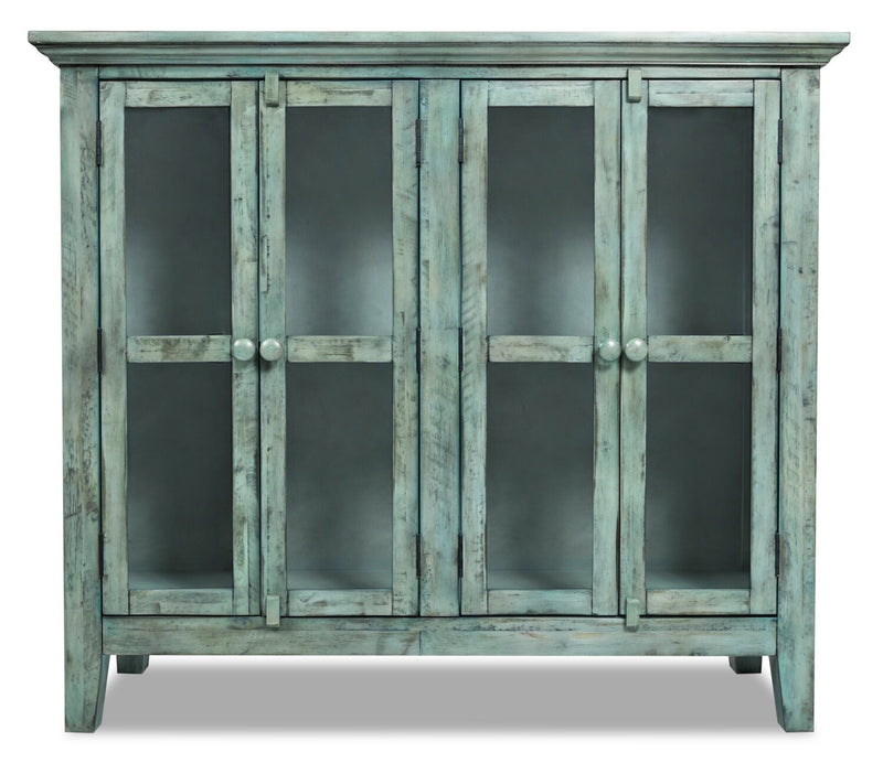 Rocco 48\" 4-Door Accent Cabinet - Vintage Blue