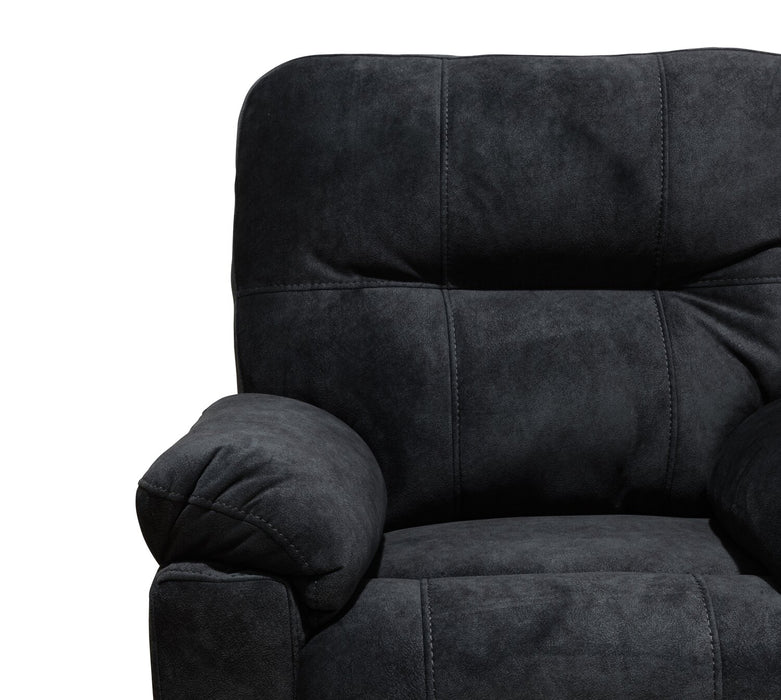 Made in Canada Gybson 38\" Fabric Power Reclining Chair - Graphite Grey