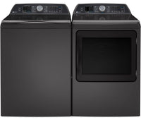 Profile 6.2 Cu. Ft. Top-Load Washer and 7.4 Cu. Ft. Electric Dryer - Diamond Grey  