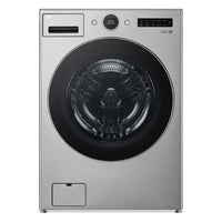 LG 5.2 Cu. Ft. Smart Front-Load High-Efficiency Steam Washer - Graphite Steel - Stackable - WM5500HV…