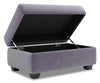 Sofa Lab The Trunk Ottoman - Granite 