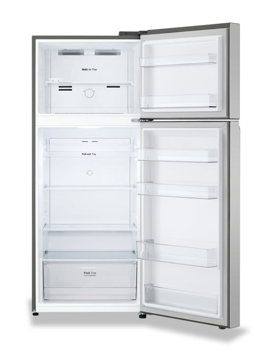 LG 28\" 13 Cu. Ft. Top-Mount Refrigerator - Platinum Silver - LT13C2000V