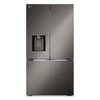 LG 36\" 26 Cu. Ft. French-Door Counter-Depth MAX™ Refrigerator - Smudge Proof Black Stainless Steel - LRYXC2606D